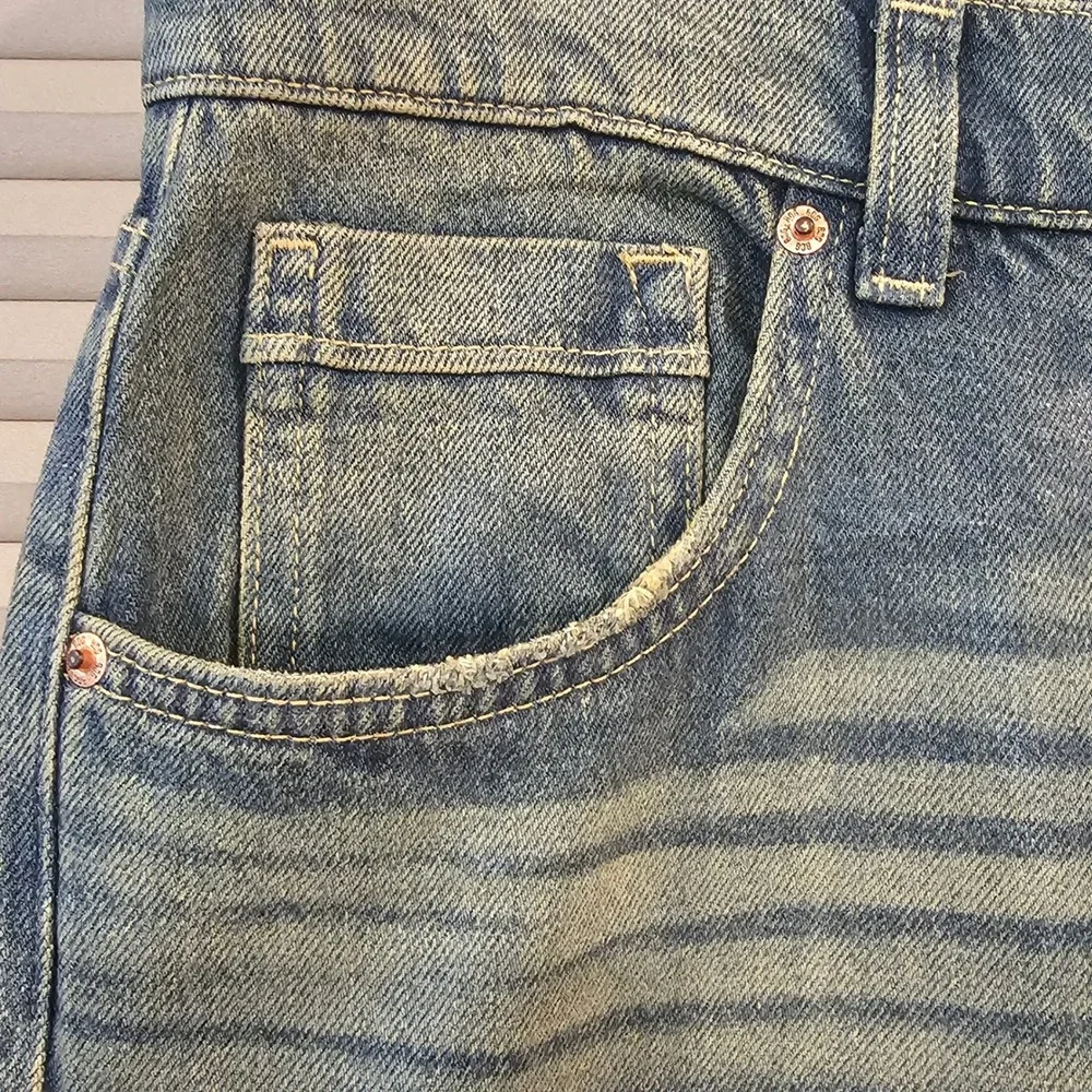 BDG Urban Outfitters 31x32 Vintage Wash Paneled Curved Leg‎ Jeans Flap Pocket